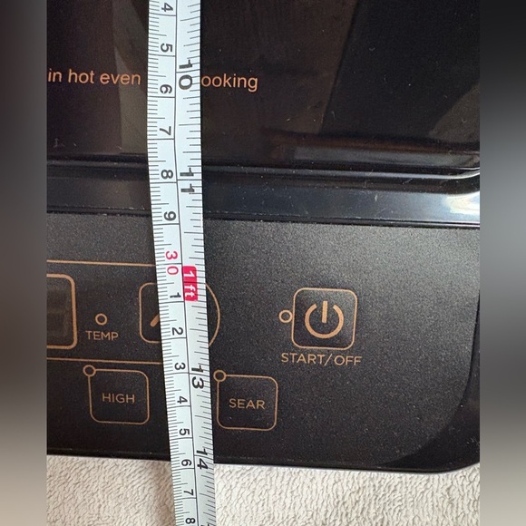 COPPER CHEF Induction Cooktop/Hot Plate 1300 Watts KC16067-00300 Tested Working - Picture 7 of 7